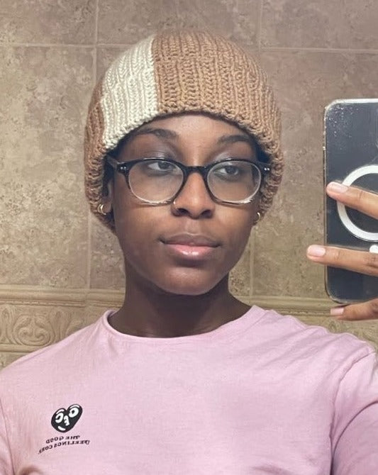 Skunk Stripe Beanie