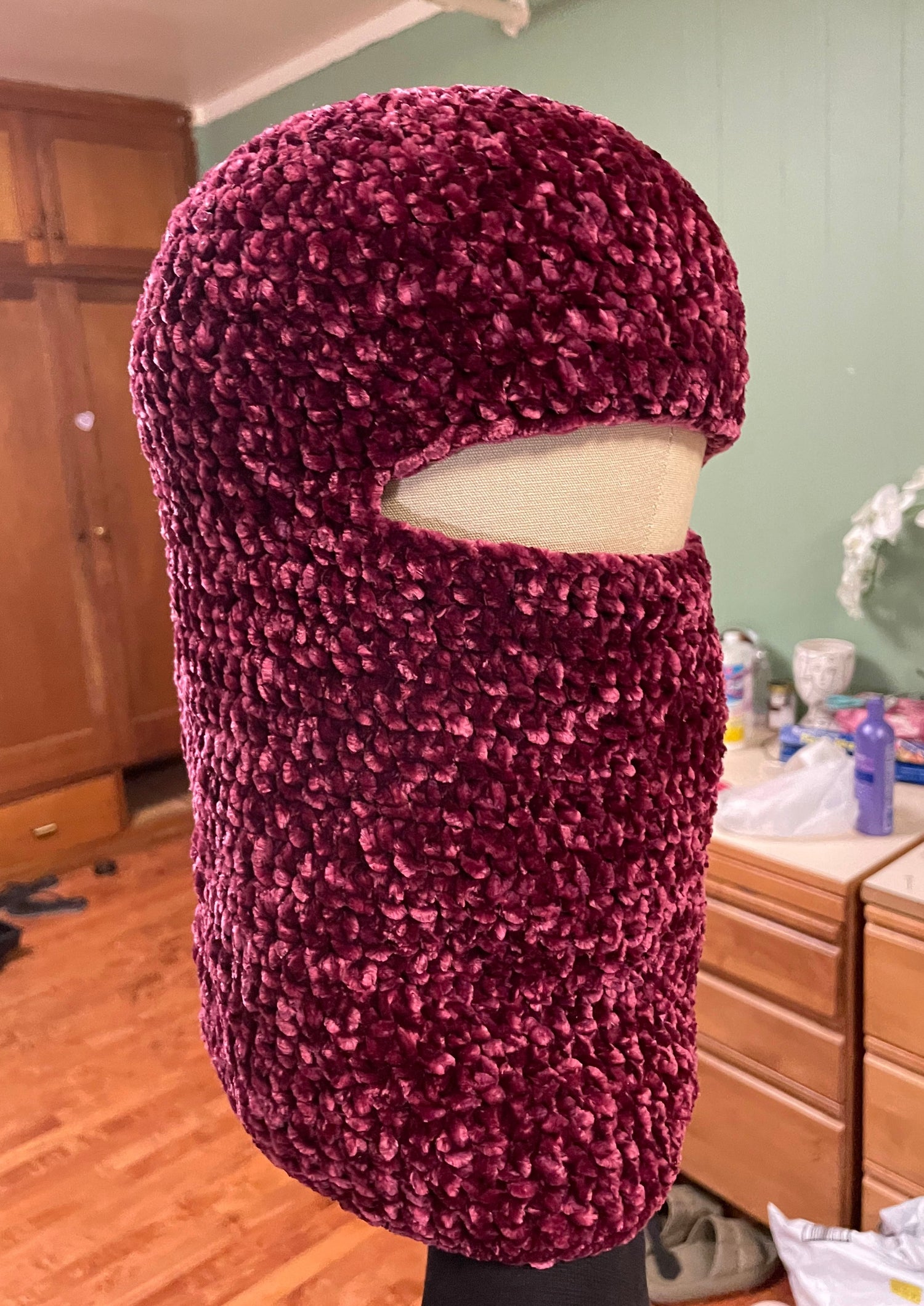 Mask With Ruff Ski Mask – Ruffle n Stitch